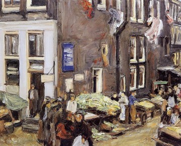 Barrio judío de Ámsterdam 1905 Max Liebermann Pinturas al óleo